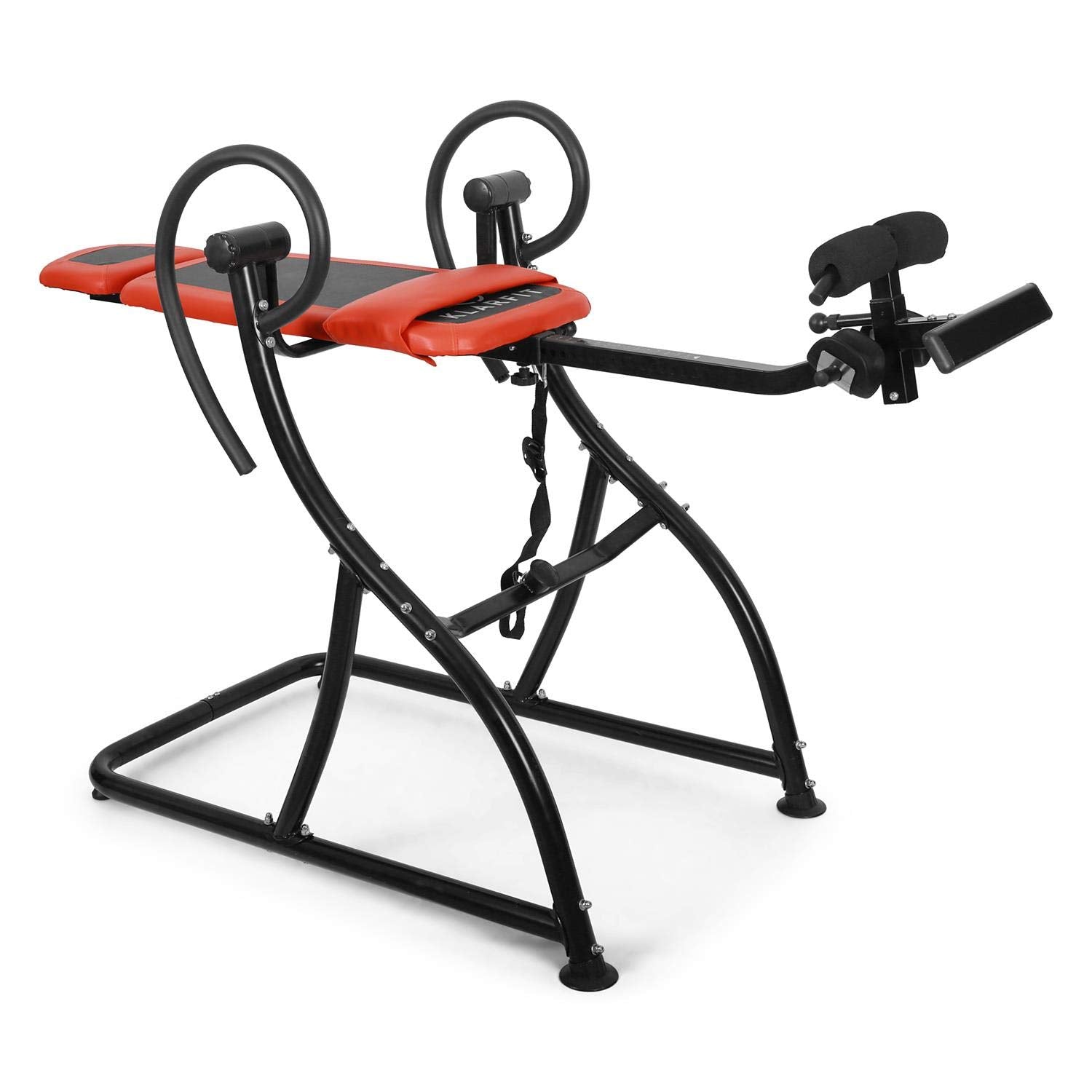 Klarfit Relax Zone Comfort Inversionsbank - verstellbare Streckbank, Inversionstrainer zur Streckung der Wirbelsäule, bis 150kg, für alle Altersgruppen, leichte Montage
