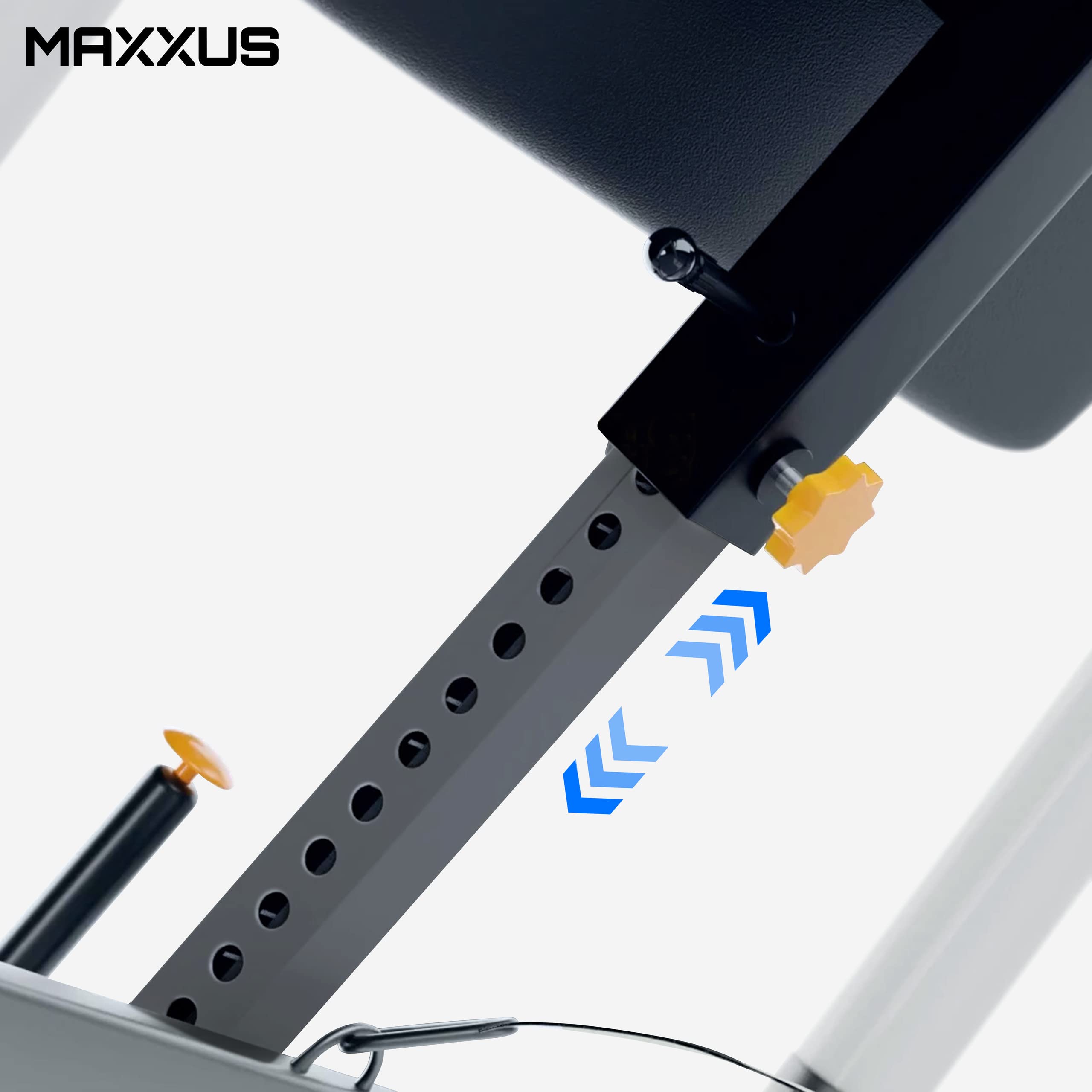 MAXXUS Inversionsbank Gravity Pro 2 - Verstellbarer Neigungswinkel, Klappbar, bis 160 kg - Schwerkrafttrainer, Inversionstisch, Rückentrainer, Inversionstrainer zur Entlastung der Wirbelsäule, Zuhause