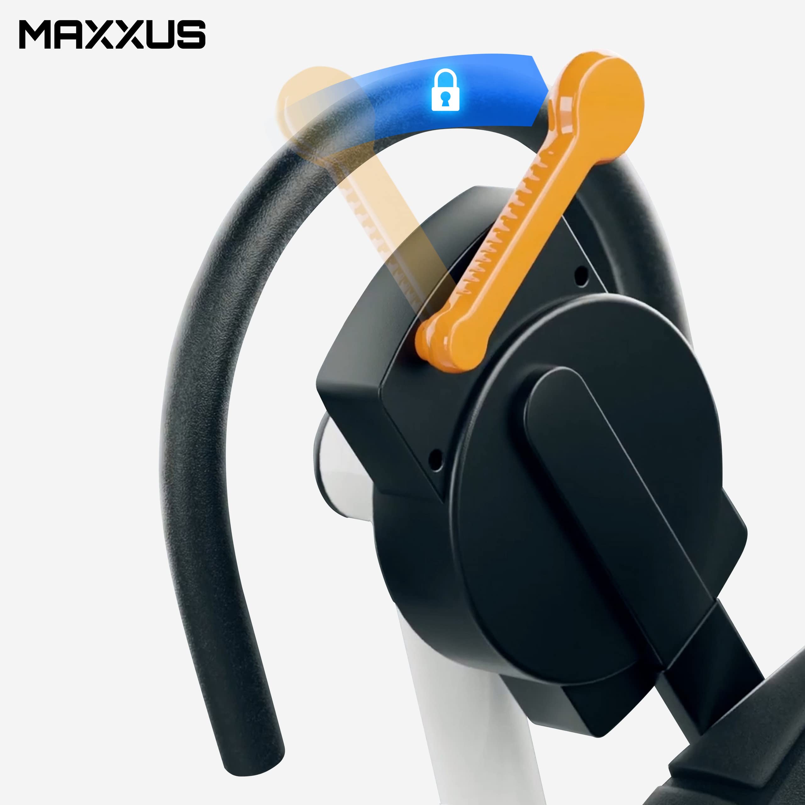 MAXXUS Inversionsbank Gravity Pro 2 - Verstellbarer Neigungswinkel, Klappbar, bis 160 kg - Schwerkrafttrainer, Inversionstisch, Rückentrainer, Inversionstrainer zur Entlastung der Wirbelsäule, Zuhause