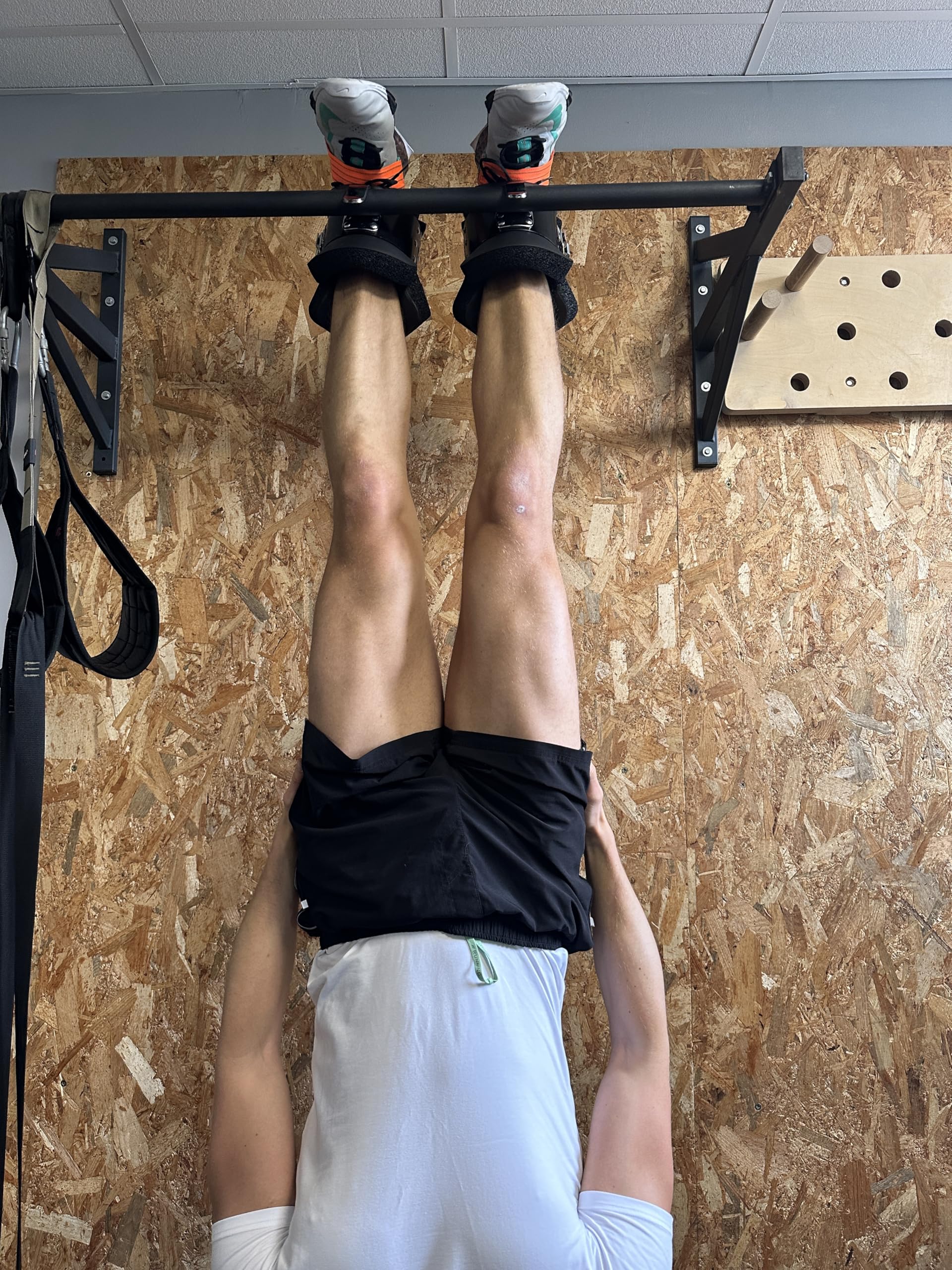 MuscleForge® Gravity Boots mit Sicherheitsverschluss, Inversion Boots für Schwerkrafttraining, für Überhang am Reck und ABS-Training